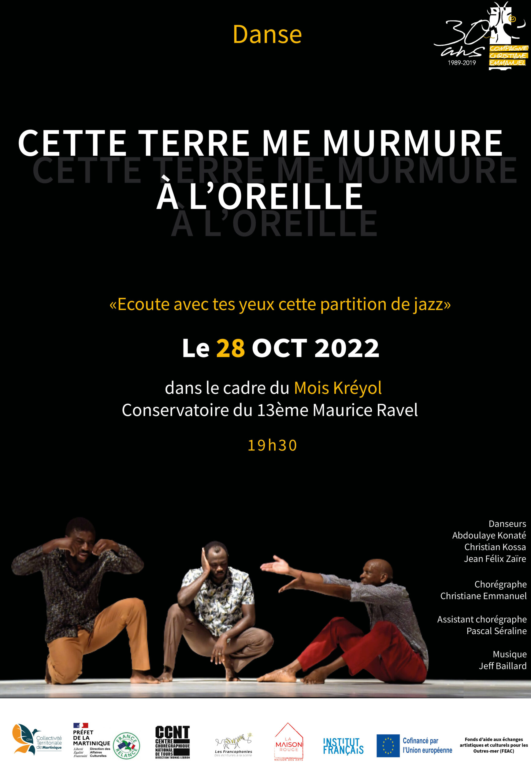 La Compagnie Christiane Emmanuel en représentation dans le cadre du Mois Kréyol le 28 octobre